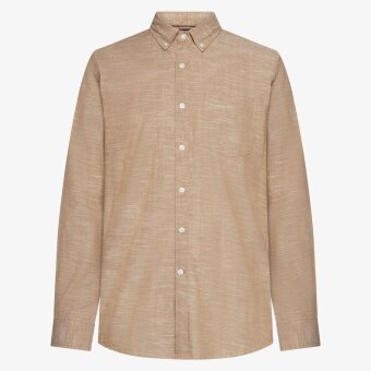 Signal - Signal - Geo slub solid shirt | Skjorte Tobacco