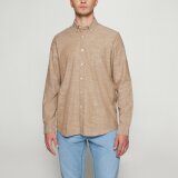 Signal - Signal - Geo slub solid shirt | Skjorte Tobacco