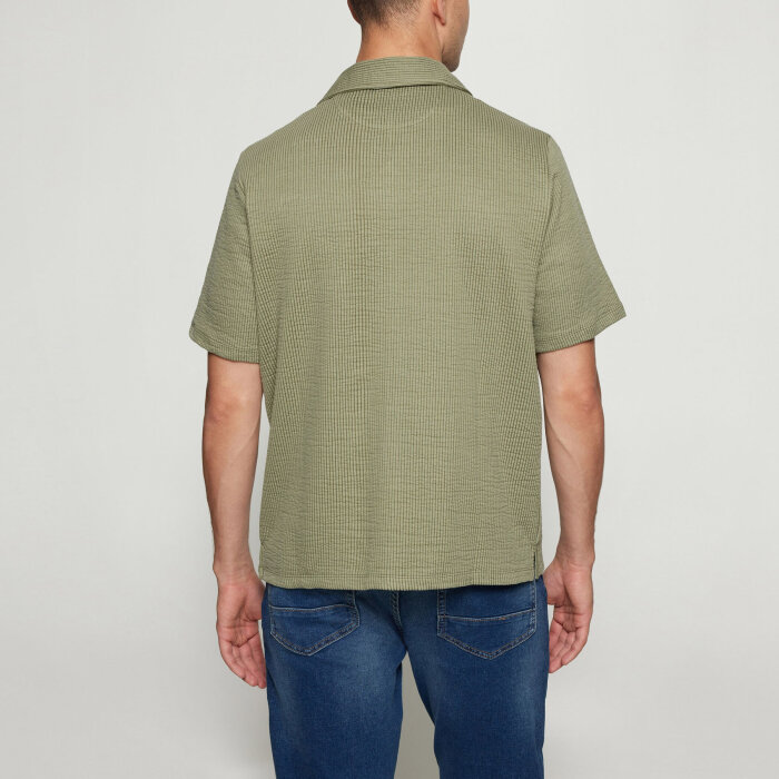 Signal - Signal - Eifel shirt | K/Æ Skjorte Oil Green