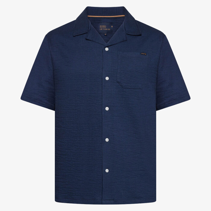 Signal - Signal - Eifel shirt | K/Æ Skjorte Blue Captain