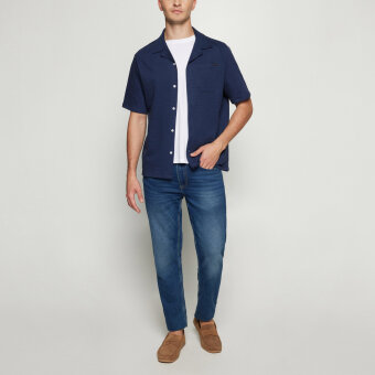 Signal - Signal - Eifel shirt | K/Æ Skjorte Blue Captain