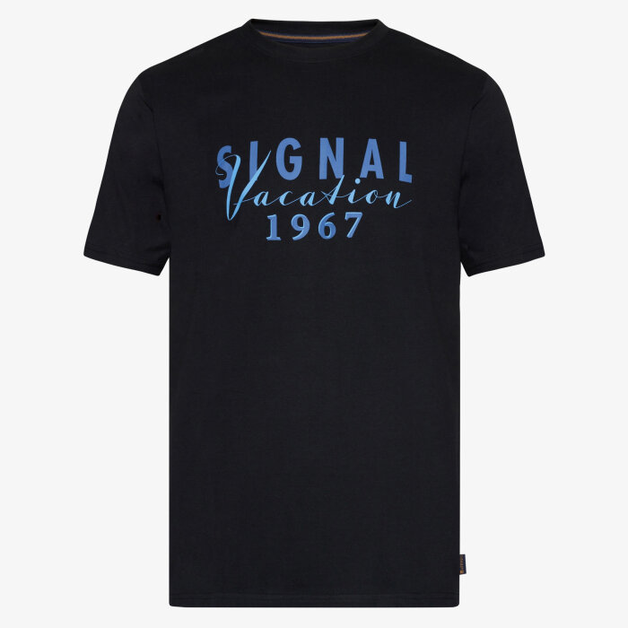 Signal - Signal - Finn front print tee | T-shirt Black