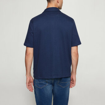 Signal - Signal - Eifel shirt | K/Æ Skjorte Blue Captain