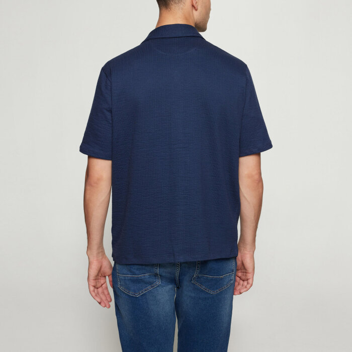 Signal - Signal - Eifel shirt | K/Æ Skjorte Blue Captain