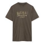 Signal - Signal - Finn front print tee | T-shirt Espresso