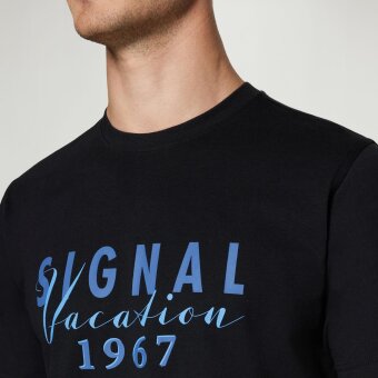 Signal - Signal - Finn front print tee | T-shirt Black