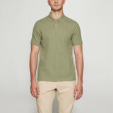 Signal - Signal - Olau structured | Polo T-shirt Oil Green Signal - Signal - Olau structured | Polo T-shirt Oil Green
