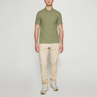 Signal - Signal - Olau structured | Polo T-shirt Oil Green