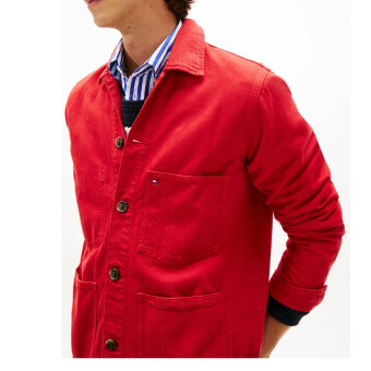 Tommy Hilfiger  - Tommy Hilfiger - Chore jacket | Overshirt Medium Red