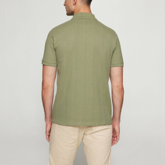 Signal - Signal - Olau structured | Polo T-shirt Oil Green