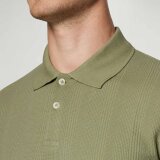 Signal - Signal - Olau structured | Polo T-shirt Oil Green Signal - Signal - Olau structured | Polo T-shirt Oil Green