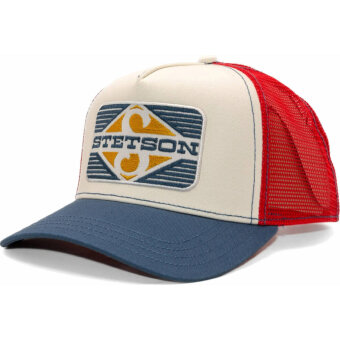 STETSON - Stetson - Trucker cap Rhombus | Kasket Denim Ecru