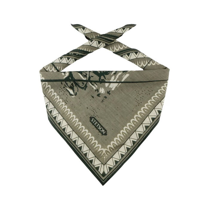 STETSON - Stetson - Bandana last drop | Tørklæde Olive
