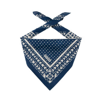 STETSON - Stetson - Bandana Abstract geometric | Tørklæde Navy