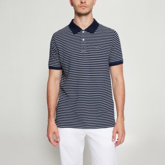 Signal - Signal - Heavy stripe | Polo T-shirt Deep Marine