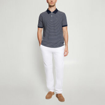 Signal - Signal - Heavy stripe | Polo T-shirt Deep Marine