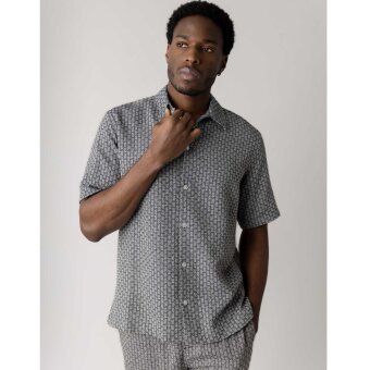 Mos Mosh Gallery - Mos Mosh - Banks Basso shirt | K/Æ Skjorte Salute Navy