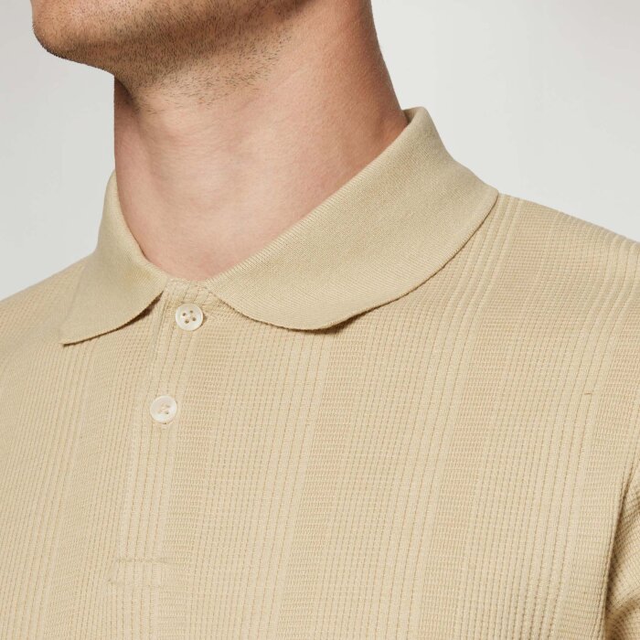 Signal - Signal - Olau structured | Polo T-shirt Warm Beige