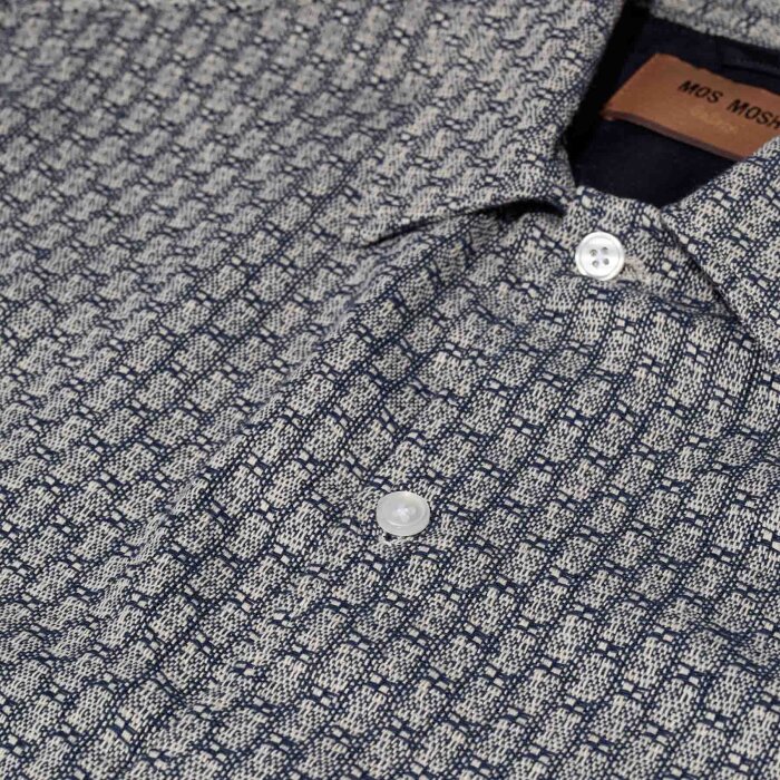 Mos Mosh Gallery - Mos Mosh - Banks Basso shirt | K/Æ Skjorte Salute Navy