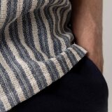 Mos Mosh Gallery - Mos Mosh - Joe Basso stripe shirt | K/Æ Skjorte Salute Navy Mos Mosh Gallery - Mos Mosh - Joe Basso stripe shirt | K/Æ Skjorte Salute Navy