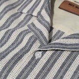 Mos Mosh Gallery - Mos Mosh - Joe Basso stripe shirt | K/Æ Skjorte Salute Navy Mos Mosh Gallery - Mos Mosh - Joe Basso stripe shirt | K/Æ Skjorte Salute Navy