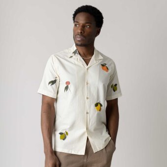 Mos Mosh Gallery - Mos Mosh - Babel Agrumi shirt | K/Æ Skjorte Ecru