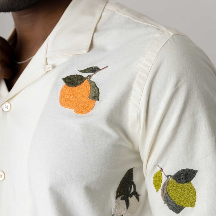 Mos Mosh Gallery - Mos Mosh - Babel Agrumi shirt | K/Æ Skjorte Ecru