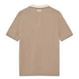 Mos Mosh Gallery - Mos Mosh - Francesco polo knit | Polo T-shirt Dune