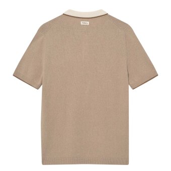 Mos Mosh Gallery - Mos Mosh - Francesco polo knit | Polo T-shirt Dune