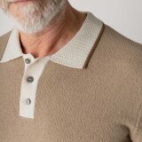 Mos Mosh Gallery - Mos Mosh - Francesco polo knit | Polo T-shirt Dune
