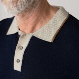 Mos Mosh Gallery - Mos Mosh - Francesco polo knit | Polo T-shirt Estate Blue Mos Mosh Gallery - Mos Mosh - Francesco polo knit | Polo T-shirt Estate Blue
