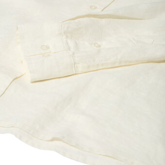 Mos Mosh Gallery - Mos Mosh - Theo linen shirt | Hørskjorte Ecru