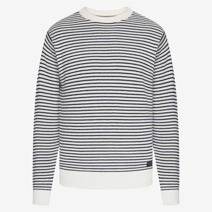 Signal - Signal  Colin striped knit | Strik Egret Dust