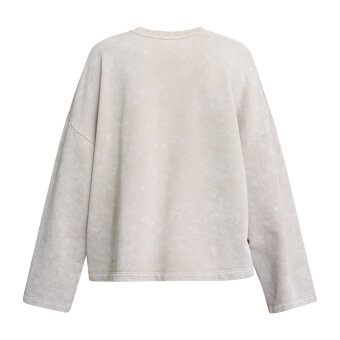 Love&divine ( Dame ) - LOVE&DIVINE - LOVE1572 | SWEATSHIRT SANDSTONE WASH