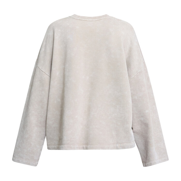 Love&divine ( Dame ) - LOVE&DIVINE - LOVE1572 | SWEATSHIRT SANDSTONE WASH