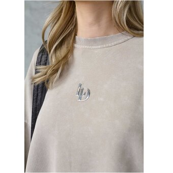 Love&divine ( Dame ) - LOVE&DIVINE - LOVE1572 | SWEATSHIRT SANDSTONE WASH