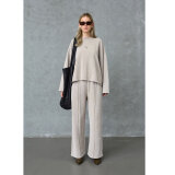 Love&divine ( Dame ) - LOVE&DIVINE - LOVE1572 | SWEATSHIRT SANDSTONE WASH