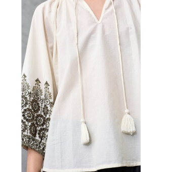 Love&divine ( Dame ) - LOVE&DIVINE - LOVE1504 | SKJORTE CREAM/KHAKI