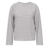 Sisters Point ( Dame ) - SISTERS POINT - VALTE-LS | T-SHIRT FOG/BLACK STRIPE