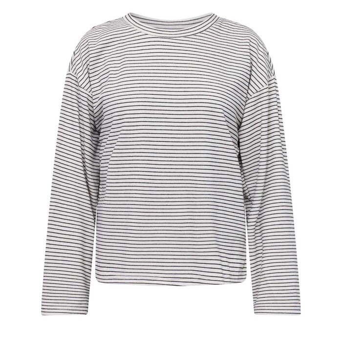 Sisters Point ( Dame ) - SISTERS POINT - VALTE-LS | T-SHIRT FOG/BLACK STRIPE