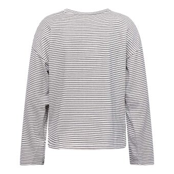Sisters Point ( Dame ) - SISTERS POINT - VALTE-LS | T-SHIRT FOG/BLACK STRIPE