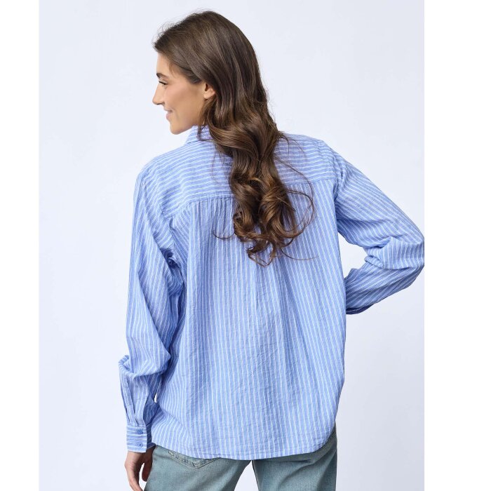 Sisters Point ( Dame ) - SISTERS POINT - IBISA-SH3 | SKJORTE BLUE STRIPE BEAC