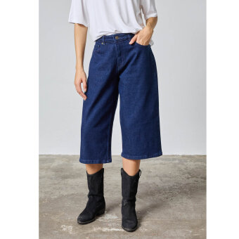 Sisters Point ( Dame ) - SISTERS POINT - OLINA-JE1 | SHORTS UNWASHED BLUE