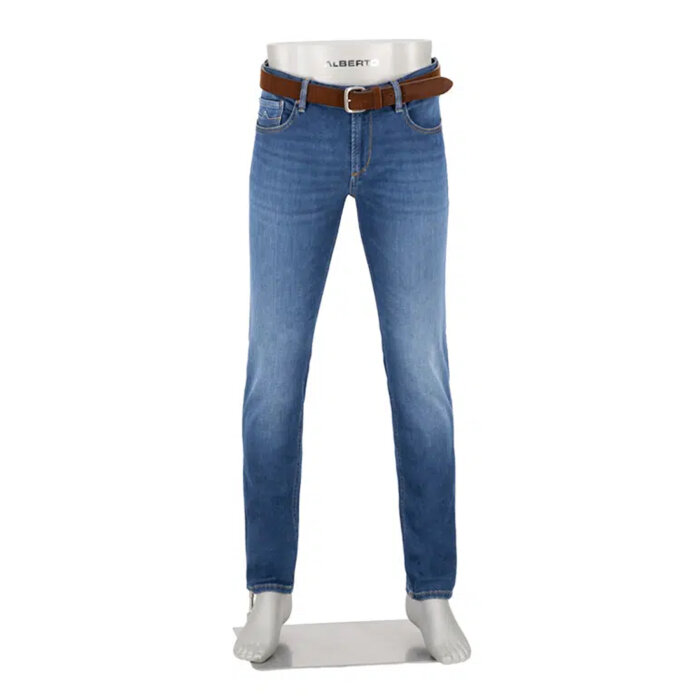 Alberto - Alberto - Pipe T400 laser denim | Jeans 1574 880 Dark Blue