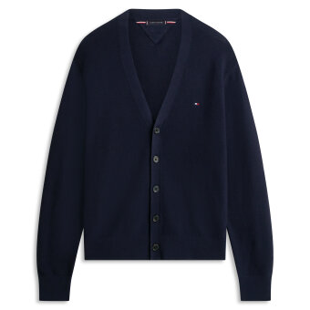 Tommy Hilfiger  - Tommy Hilfiger - Cool touch struct. | Cardigan Desert Sky
