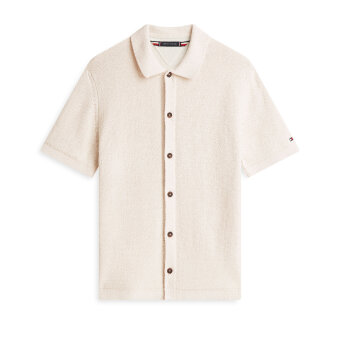 Tommy Hilfiger  - Tommy Hilfiger - Knitted shirt | K/Æ Polo Skjorte Muslin