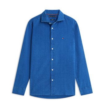 Tommy Hilfiger  - Tommy Hilfiger - Indigo seersucker shirt | Skjorte Indigo