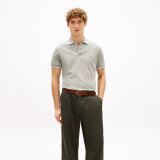 Tommy Hilfiger - Tommy Hilfiger - Cotton linen pique | Polo T-shirt Dark Artichoke Tommy Hilfiger - Tommy Hilfiger - Cotton linen pique | Polo T-shirt Dark Artichoke