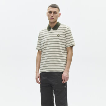 Double A by Wood Wood - Wood Wood - Colton | Polo T-shirt Silver Birch