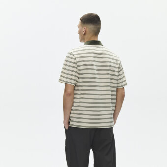 Double A by Wood Wood - Wood Wood - Colton | Polo T-shirt Silver Birch